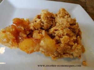 crumble pommes