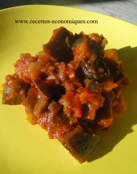 Caponata : aubergines à la tomate (italie) image