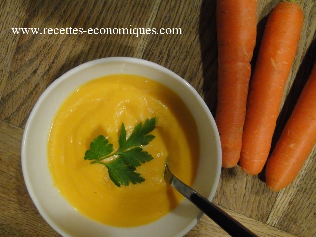 Crème de carottes au thermomix image