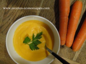 crème de carottes