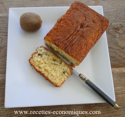 Cake ou gateau kiwis et noix de coco image