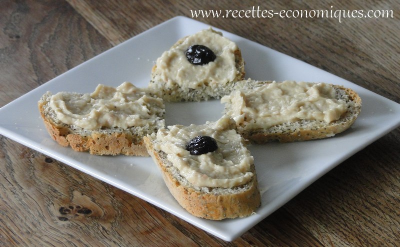 Tartinade de haricots blancs ou houmous revisité image