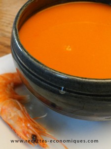 bisque crevettes thermomix