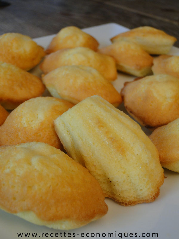 Madeleines avec une belle bosse au thermomix image