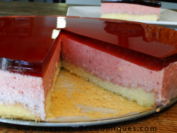 Bavarois fraises au thermomix image