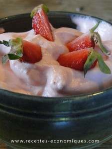 mousse fraises thermomix