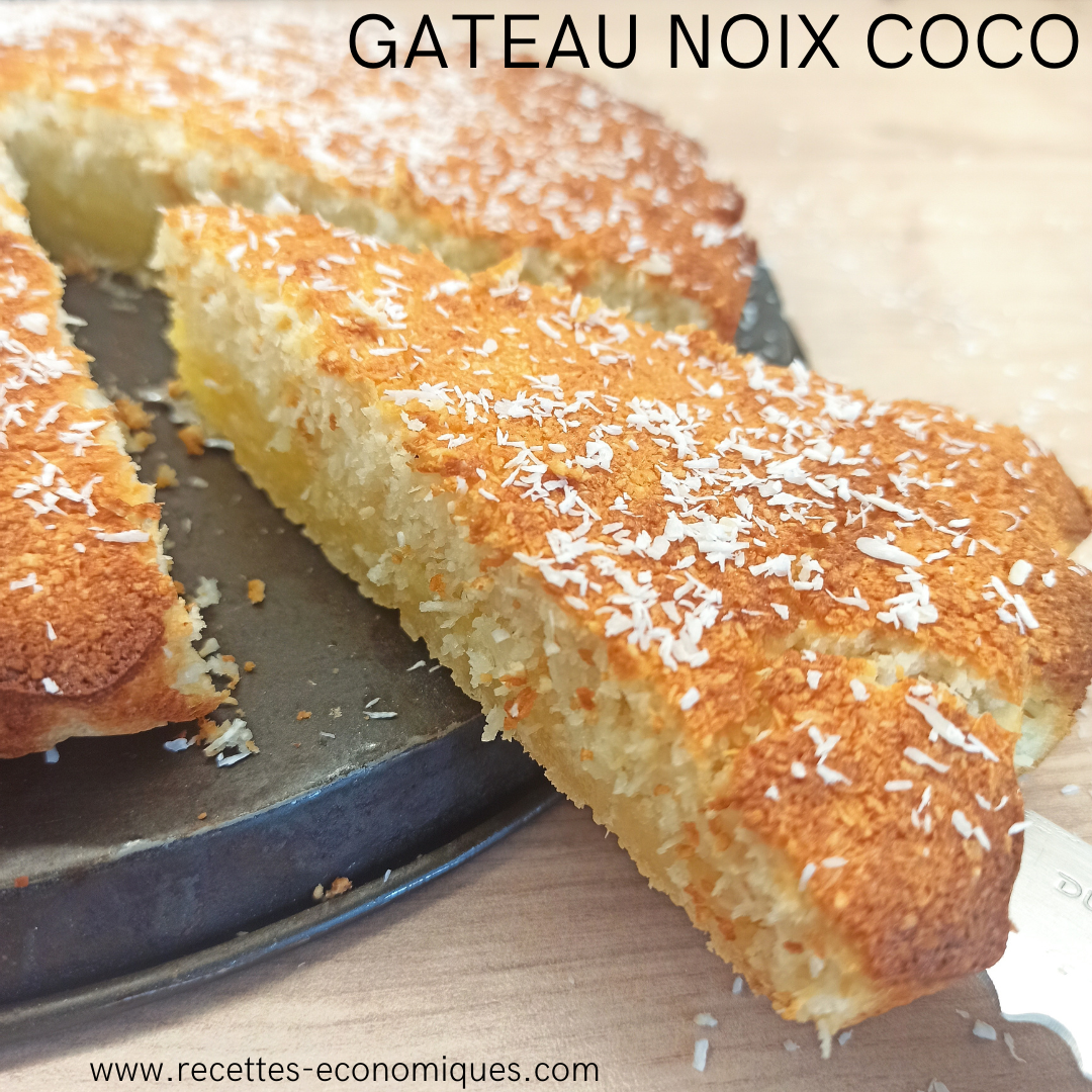 Recette Gâteau à la noix de coco râpée