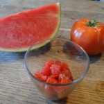 salade pastèque tomates