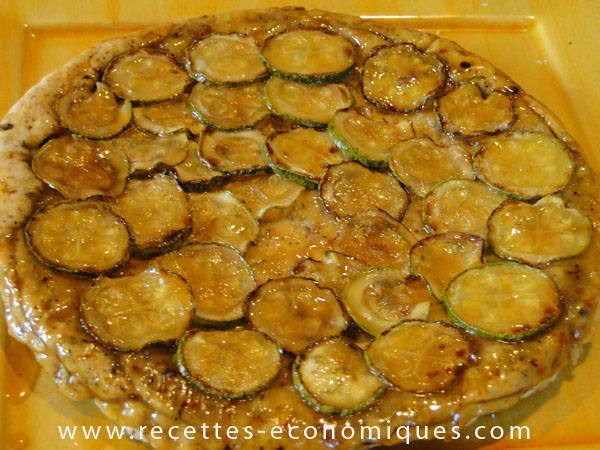 Tarte tatin aux courgettes et miel image