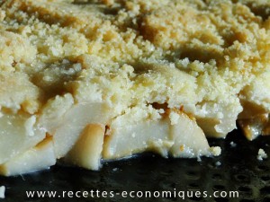 crumble poires