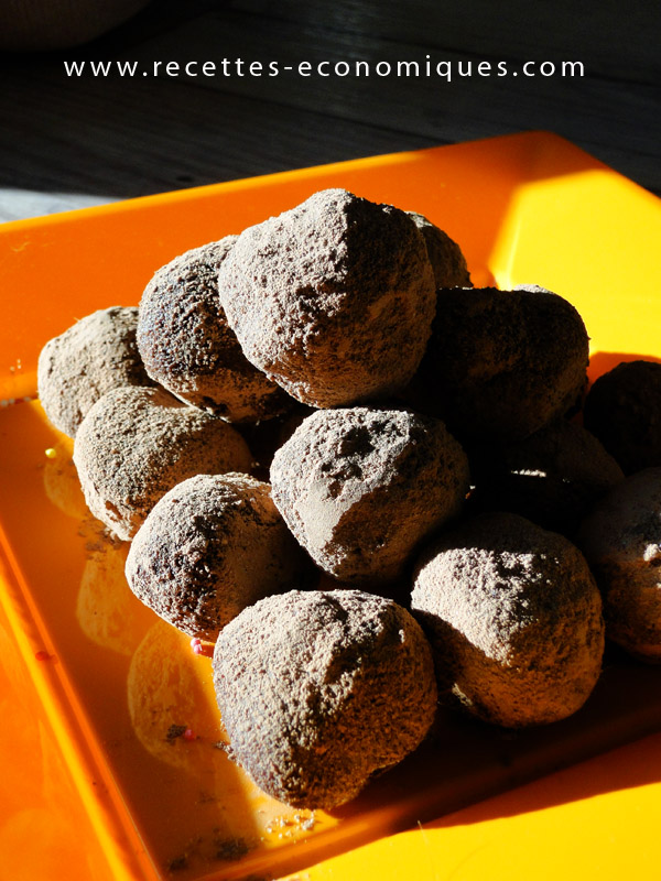 Truffes au chocolat au thermomix, trop facile image