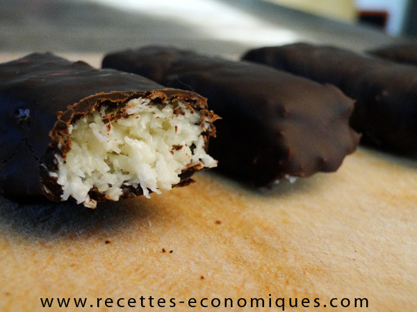 barres chocolatées comme des Bou..ty maison au thermomix image