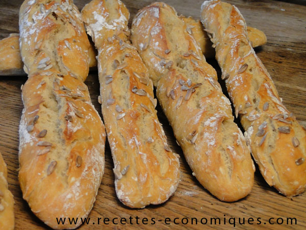 Baguettes sans pétrissage : ça déchire!!! image