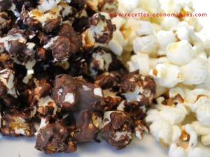 recette pop corn chocolat 2