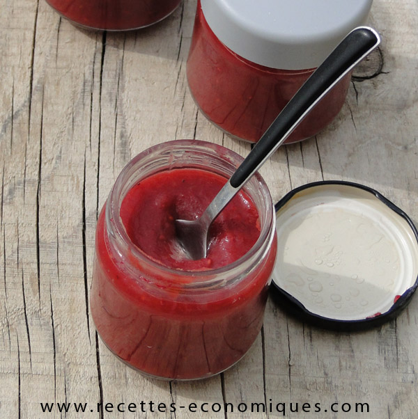 Compote pommes-fruits rouges, un délice image