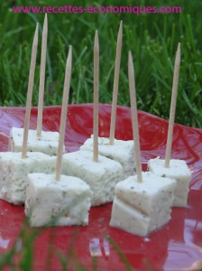 cubes fromage agar agar facile