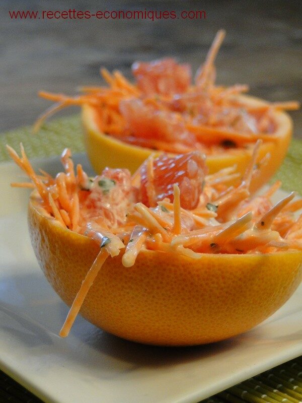 salade pamplemousse carottes image