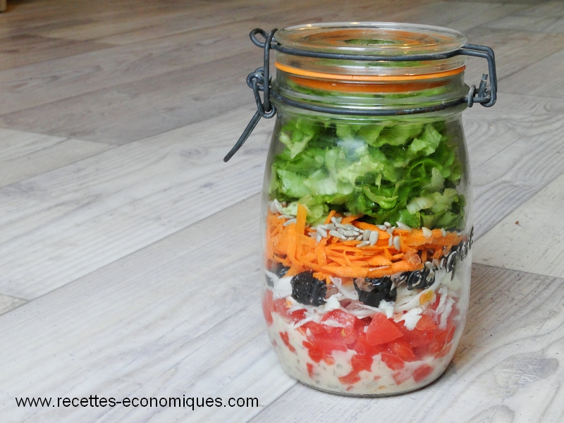 Salade en bocal image