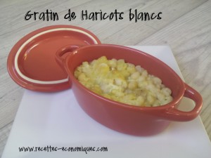 gratin haricots blancs