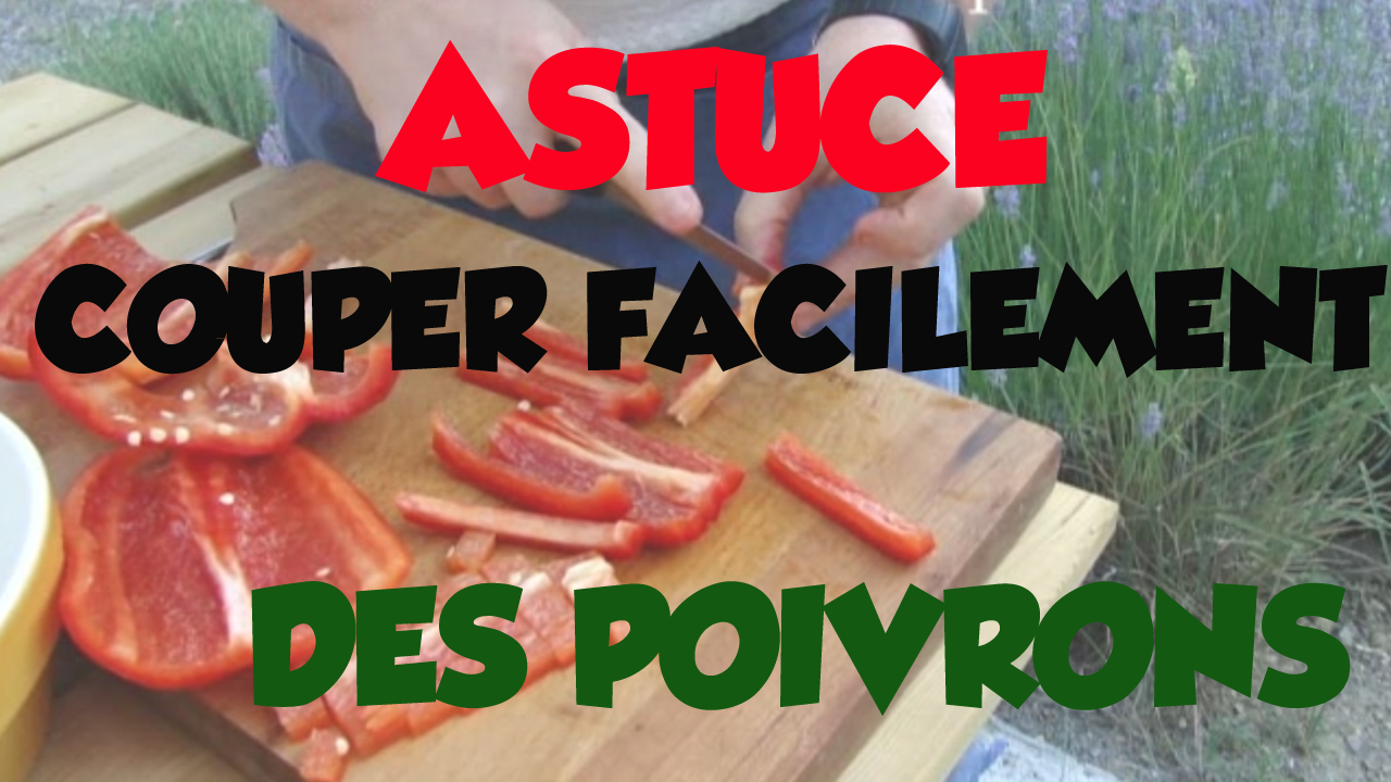 Astuce pour couper les poivrons image