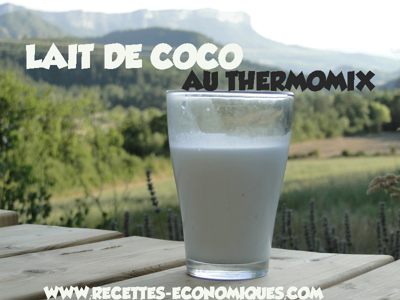 Recette du lait de coco image