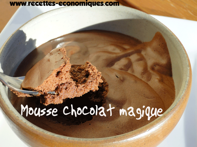 Mousse chocolat magique image