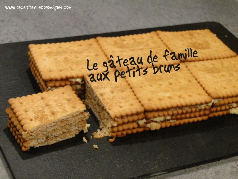 LE gateau de famille aux petits bruns image