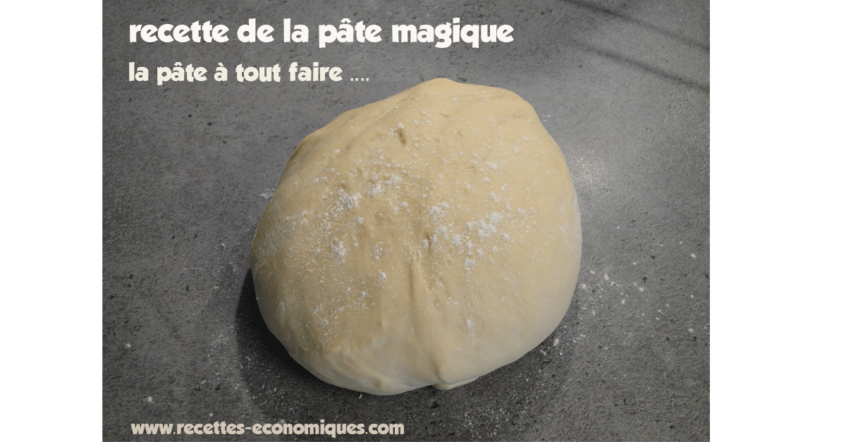 recette de la pâte magique (en grammes) image