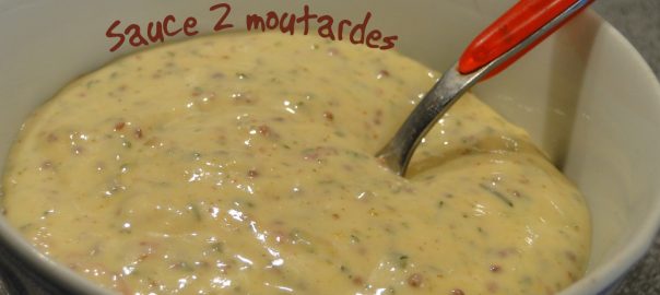 sauce 2 moutardes