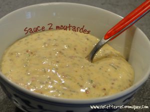 sauce 2 moutardes