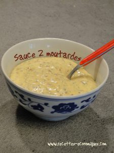 sauce 2 moutardes