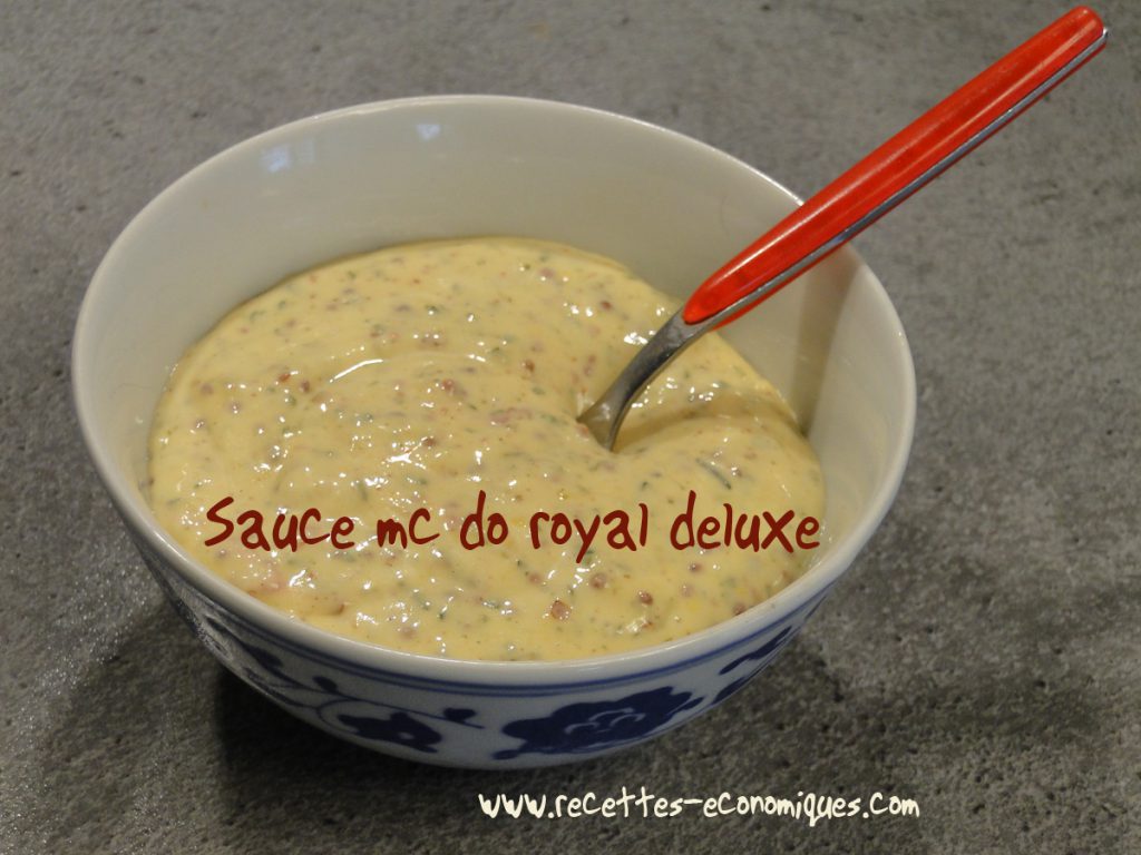 sauce mc do royal deluxe