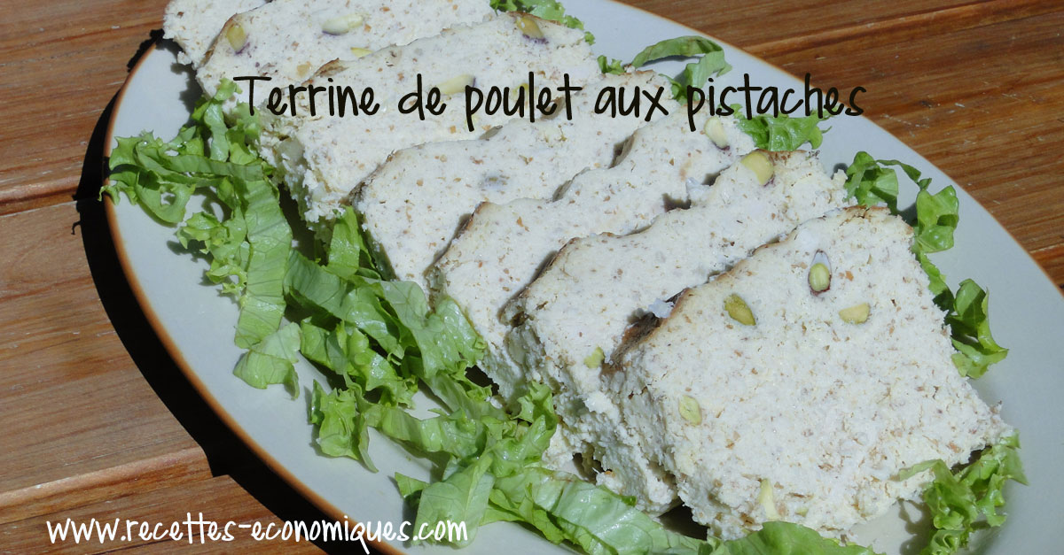 Terrine de poulet aux pistaches image