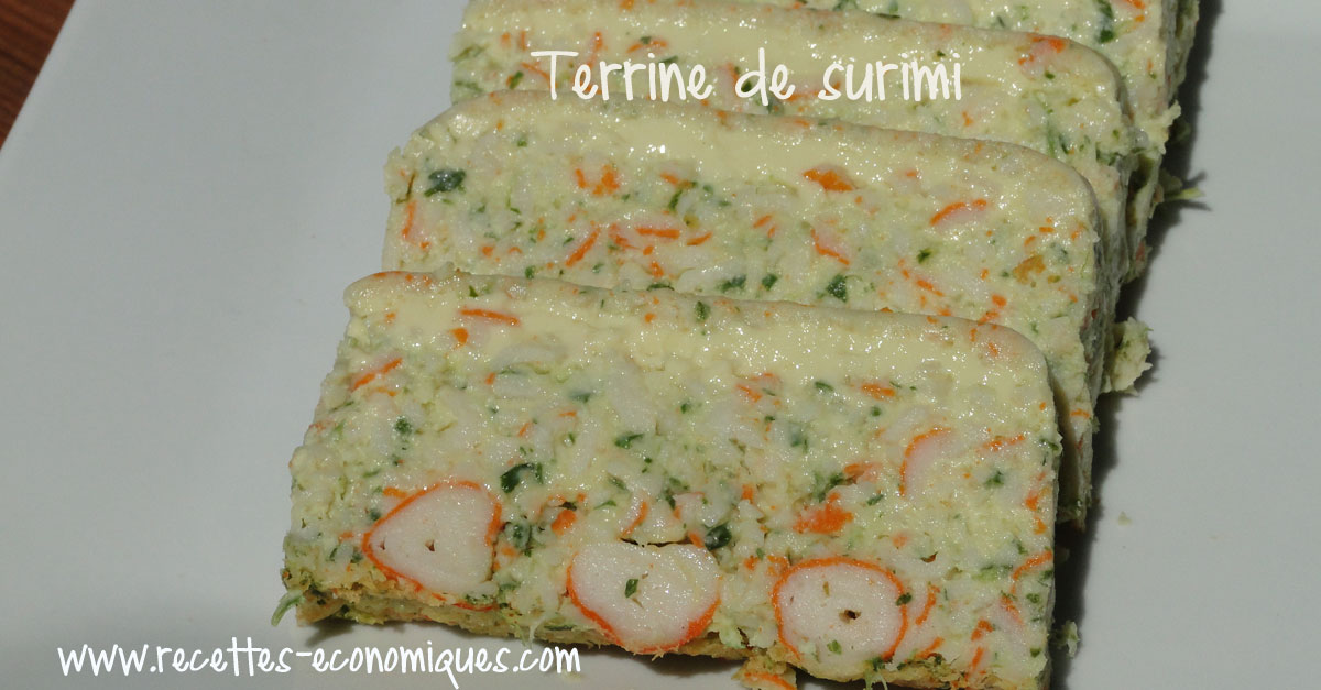 Terrine de surimi image