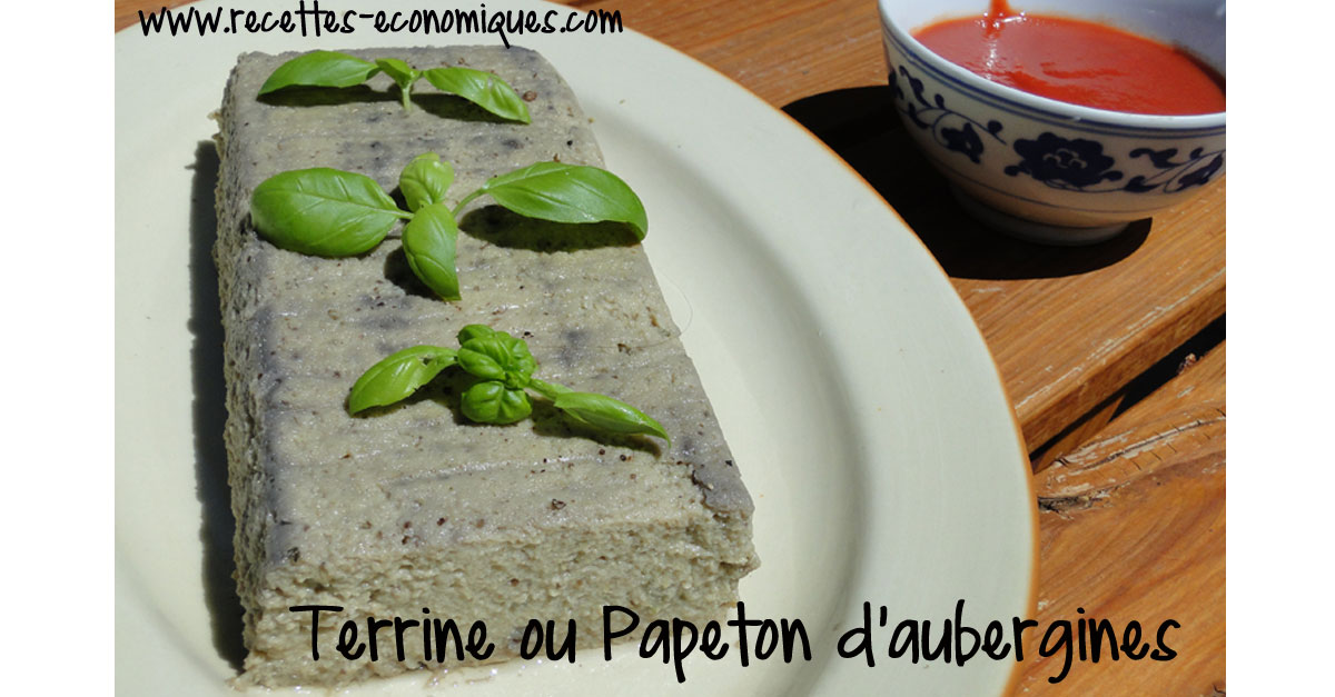 Terrine ou papeton d’aubergines image