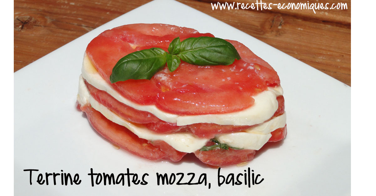 Terrine de tomates mozzarella image