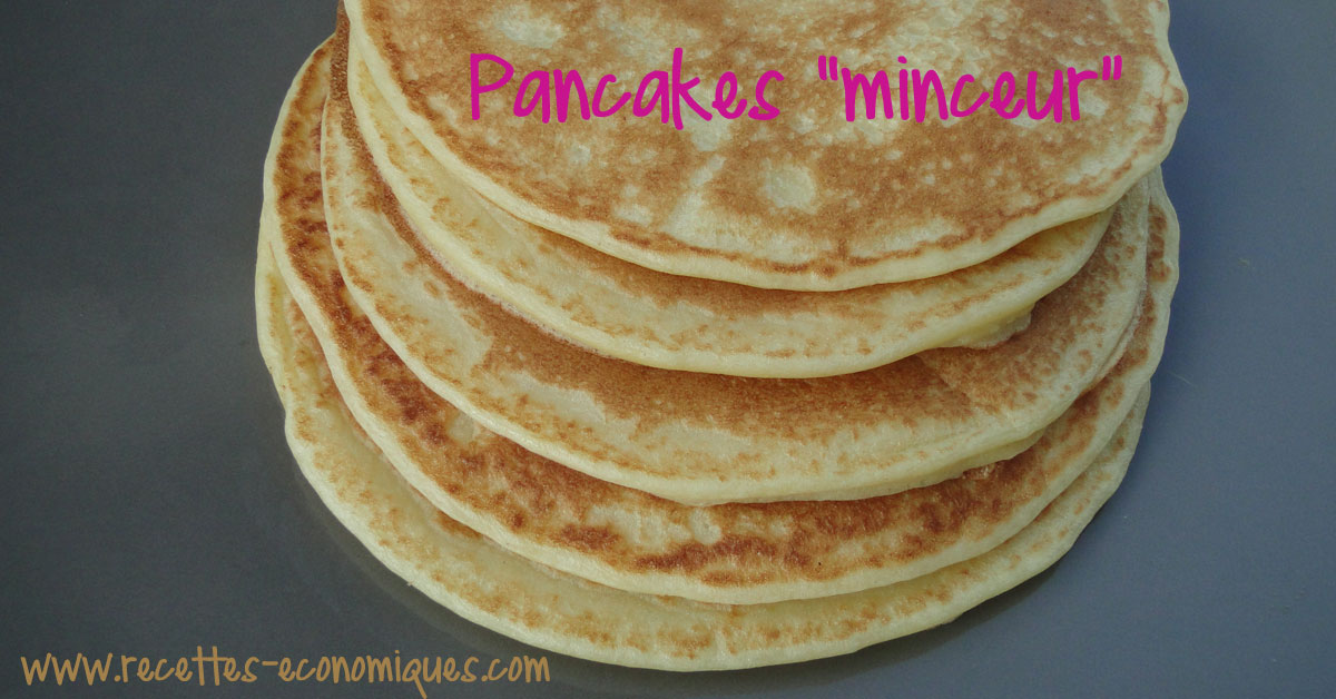 Pancakes minceur ou pancakes légers sans beurre image
