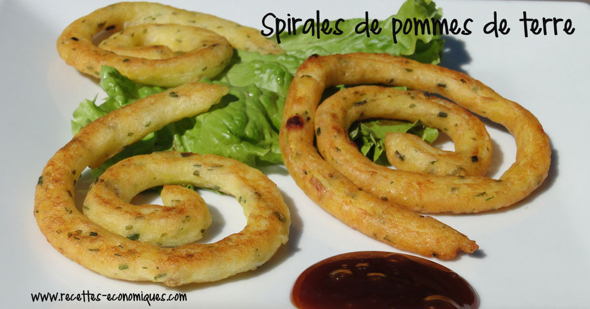 Spirales de pommes de terre image