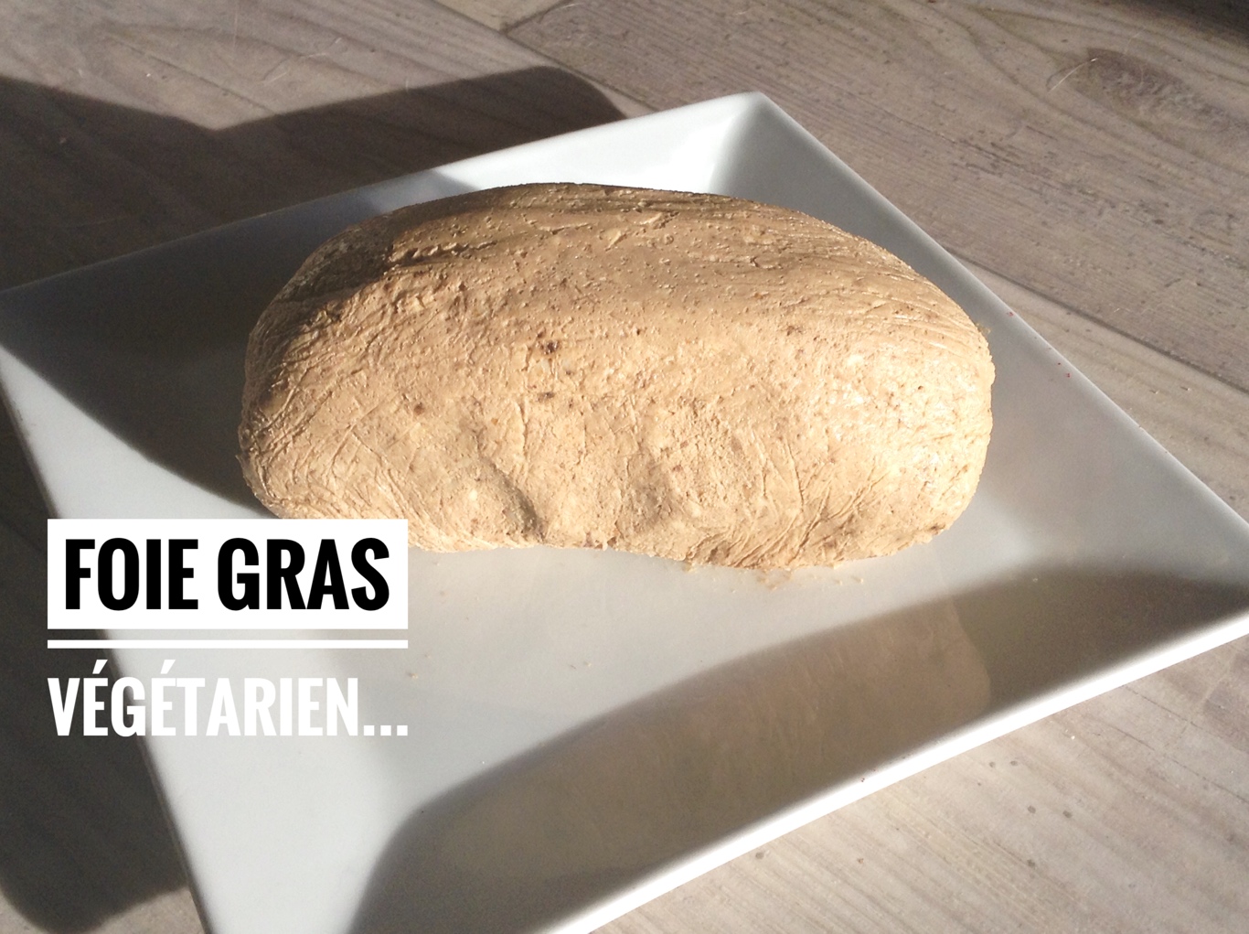 Faux gras ou foie gras végétarien image