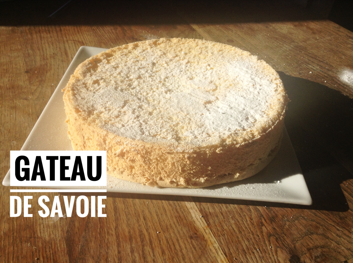 Gateau de Savoie super moelleux image