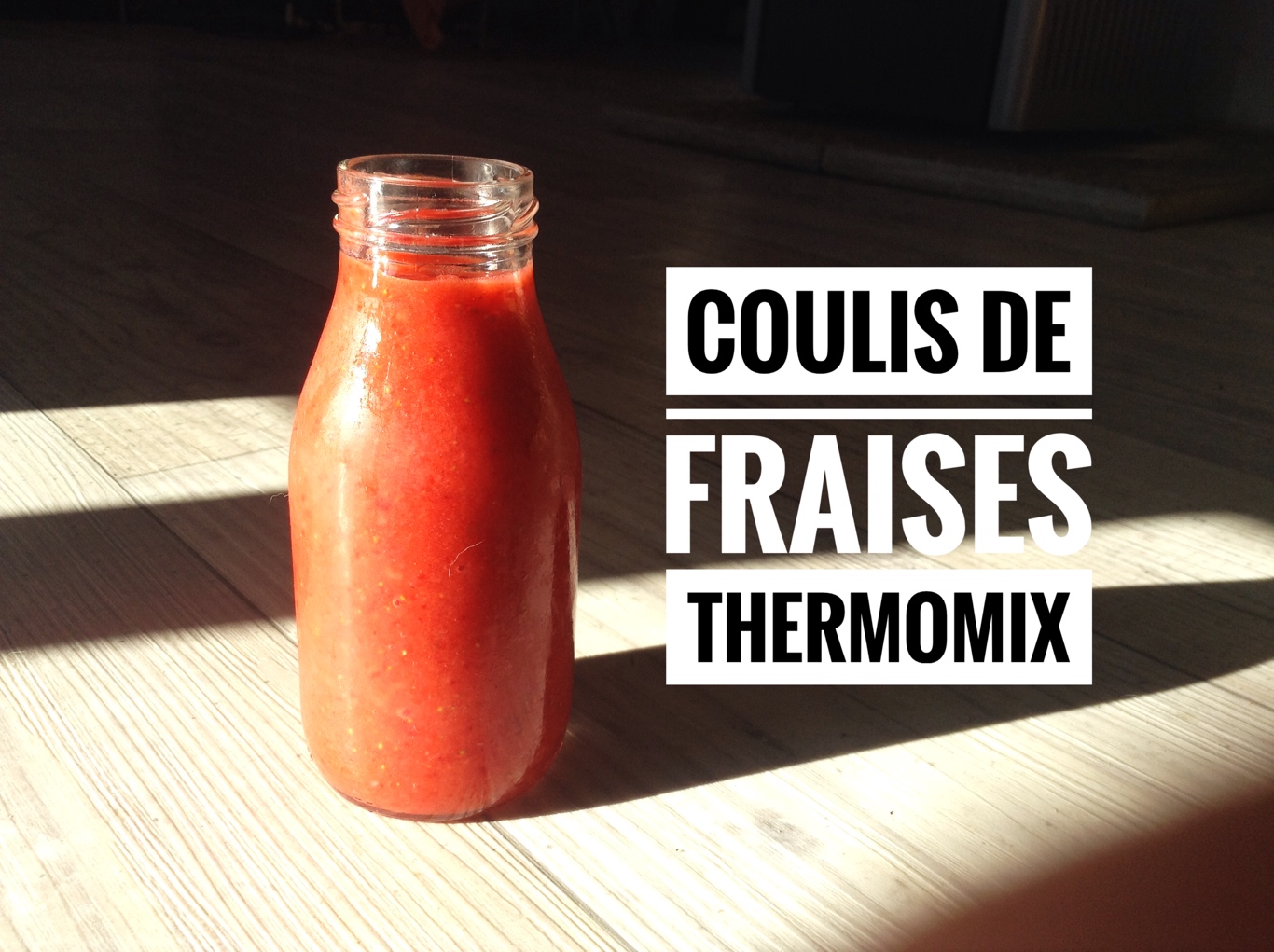Coulis de fraises au thermomix image