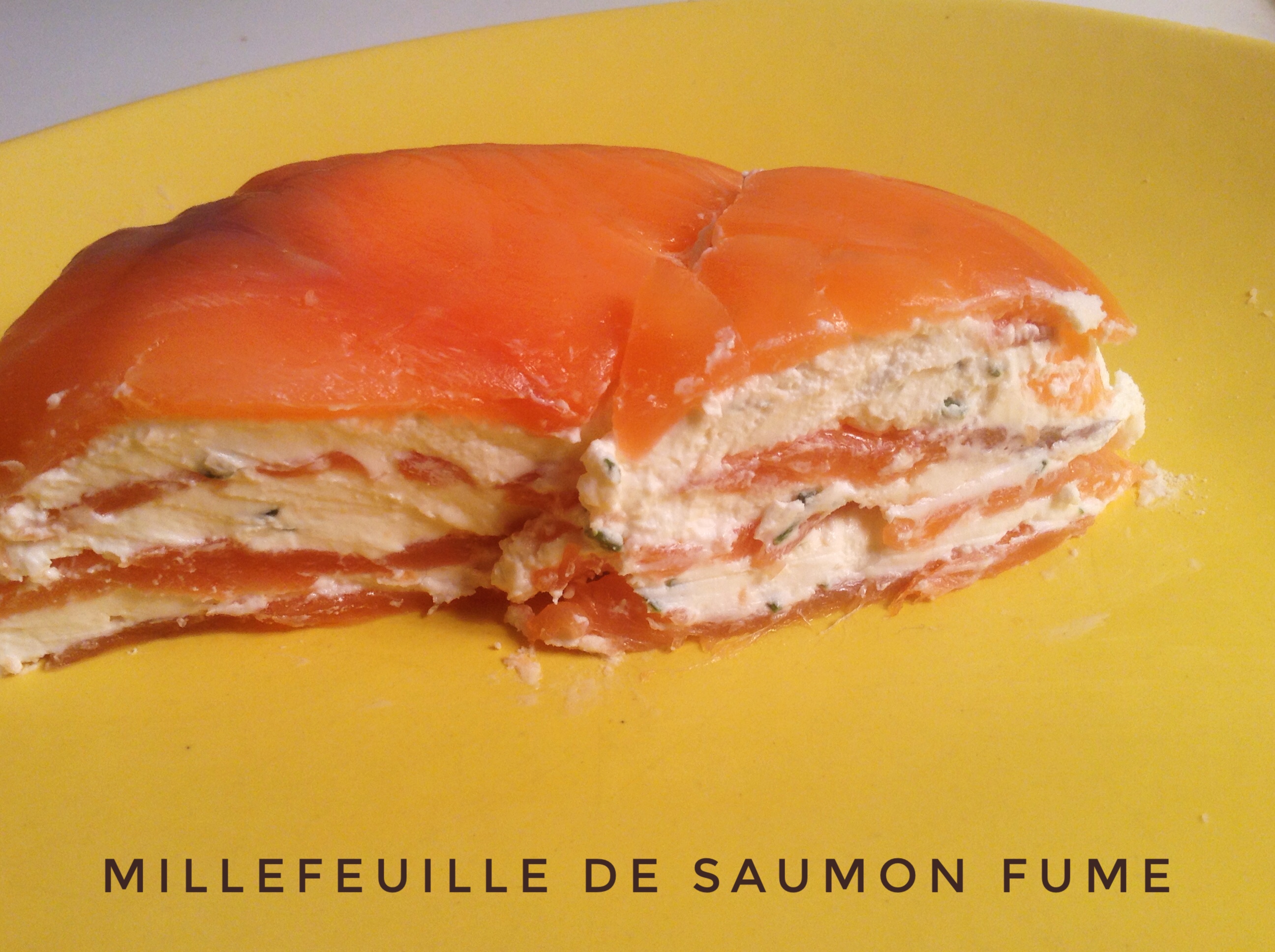 Millefeuille De Saumon Fume Recettes De Cuisine Avec Thermomix