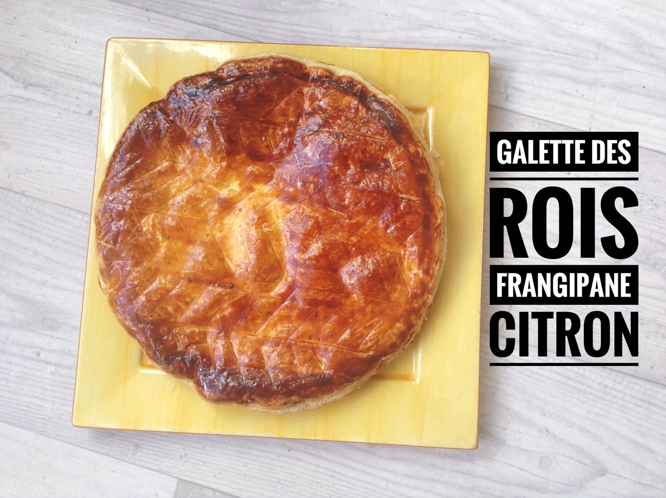 Galette des rois frangipane citron image