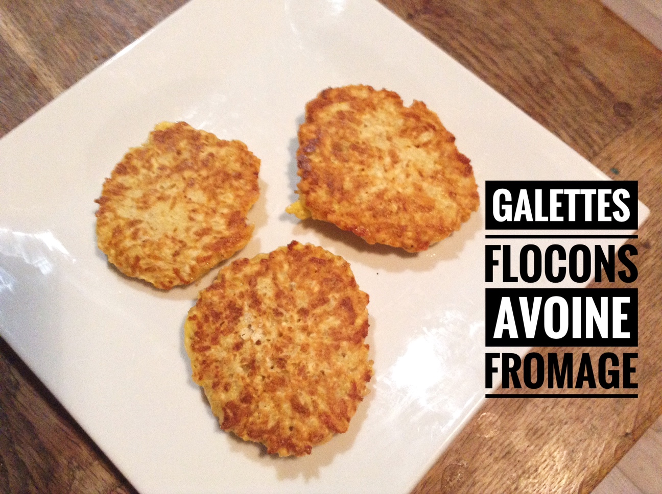 Galettes de flocons d’avoine au fromage image