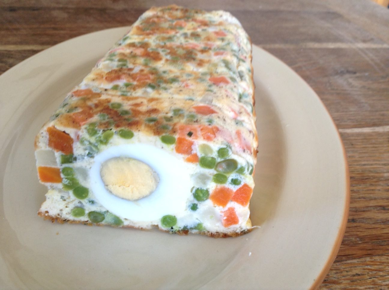 Terrine de poisson et macédoine