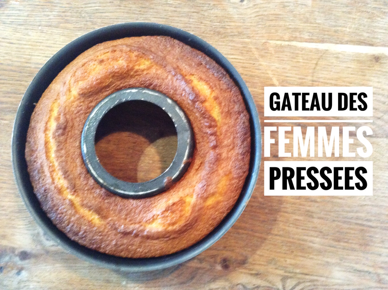 gateau des femmes pressées tupperware image