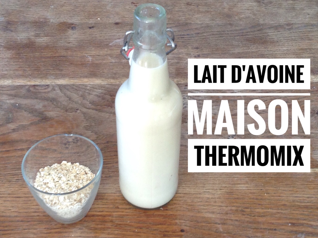 lait d’avoine maison au thermomix image