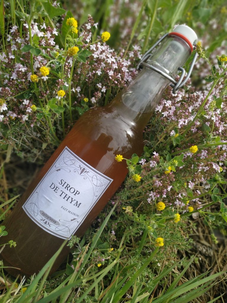 sirop de thym citron