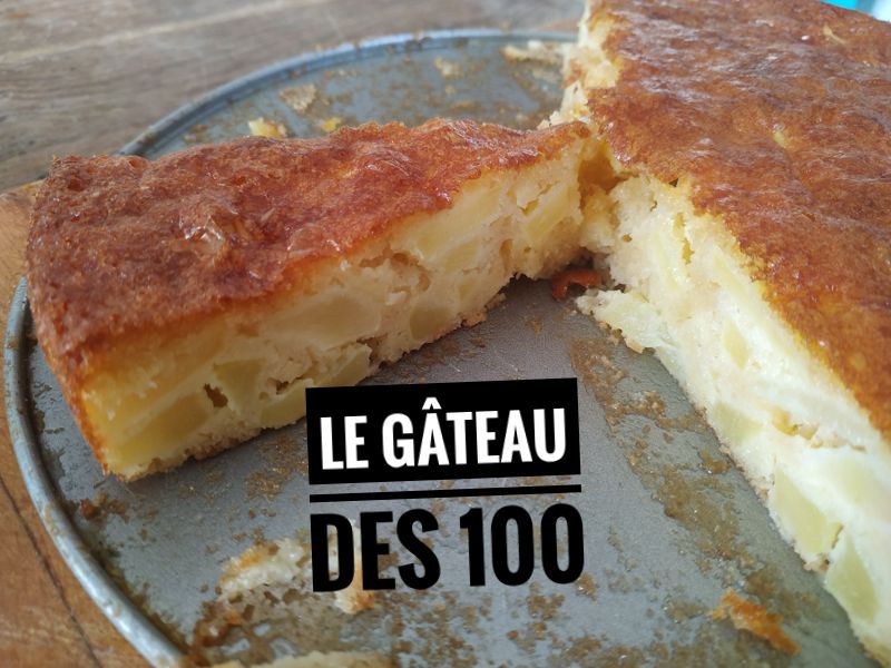 le gateau des 100 (aux pommes) image