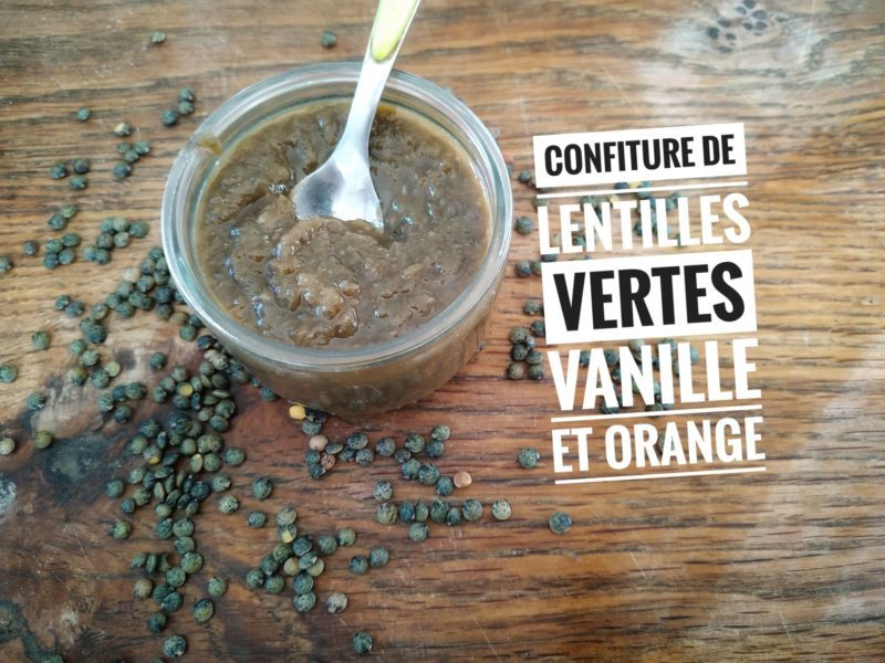 Confiture de lentilles vertes image